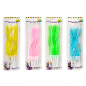 Купить Набор свечей волнистых 12 см. 24 шт/уп. оптом