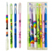 Купить Ручка гелевая "пиши-стирай" «Rainbow friends», синяя оптом
