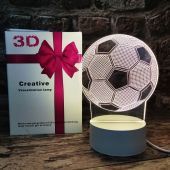 Купить 3-D светильник-ночник «Футбольный мяч» оптом