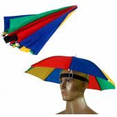 Купить Зонтик-шапка «Радуга» 53 см. оптом