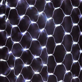 Купить Гирлянда "Сетка" 1,5м*1,5м 120 LED, белый провод оптом