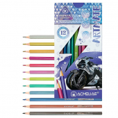 Купить Карандаши цветные треугольные 12цв. «ACMELIAE » Metallic  оптом