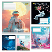 Тетрадь 36 л. клетка «Космос» Тетрада