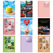 Тетрадь А5, 96 л., клетка,офсет, твердый переплет