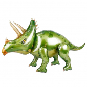 Купить Шар фольгированный, 3D фигура "Динозавр" 54 x 100 см. оптом