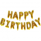 Воздушные шары- гирлянда "Happy birthday" 16"