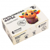 Купить Пальчиковые краски «7 Colours» Гамма 6 цв., 16мл. оптом