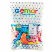 Шары воздушные "Gemar" 12" Macaron (100шт). Микс цветов