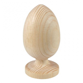 Купить Яйцо деревянное на подставке 8-9 см. оптом