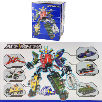 Купить Конструктор 6 в 1 "ACEMECHA TRANSFORM" 100 деталей оптом