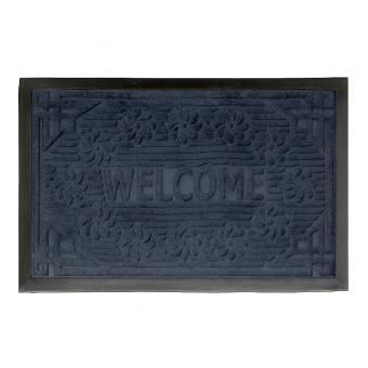 Купить Коврик входной с рамкой "WELCOME" 38*58 см, микс цветов оптом