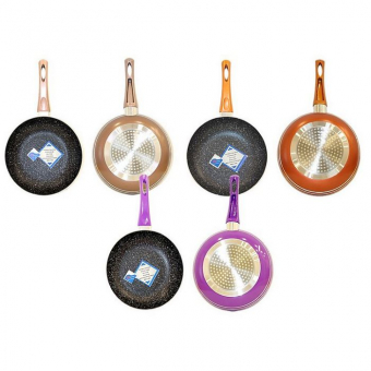 Купить Сковорода с антрипригарным покрытием , алюминиевая 2мм. 24 см оптом