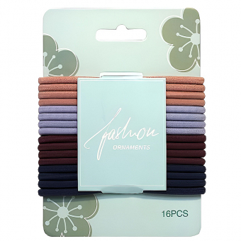 Купить Набор резинок для волос 16 шт./уп, 4 цвета оптом