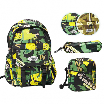 Купить Рюкзак+пенал+сумочка №2335 оптом