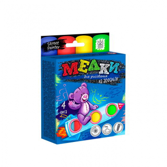 Купить Мел цветной толстый для асфальта 4 цв. оптом