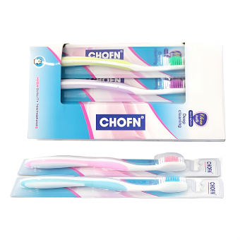 Купить Зубная щетка с двухцветным ворсом СР6045(682) оптом