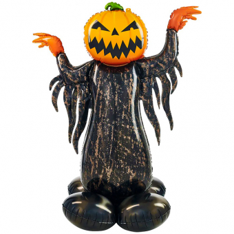 Купить Шар фольгированный, 3D фигура Halloween "Джек" 86х115см оптом
