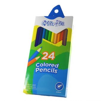 Купить Карандаши цветные 24цв.шестигранные  Marco «Colorite» оптом
