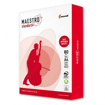 Купить Бумага А4 80г/м2 «Maestro Standart PLUS» Словакия 500л оптом