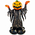 Купить Шар фольгированный, 3D фигура Halloween "Джек" 86х115см оптом
