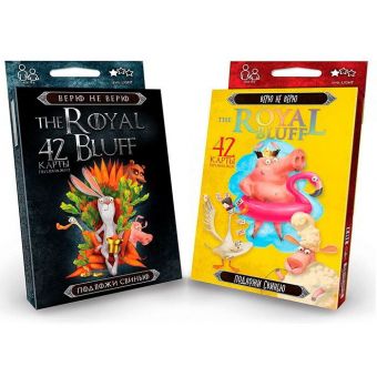 Купить Игрa карточная  «The ROYAL BLUFF» - « Вірю не вірю» оптом